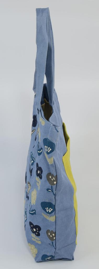 Friendshill Wildbromma Zippered A4 Tote Bag, Blue, YW-220-305