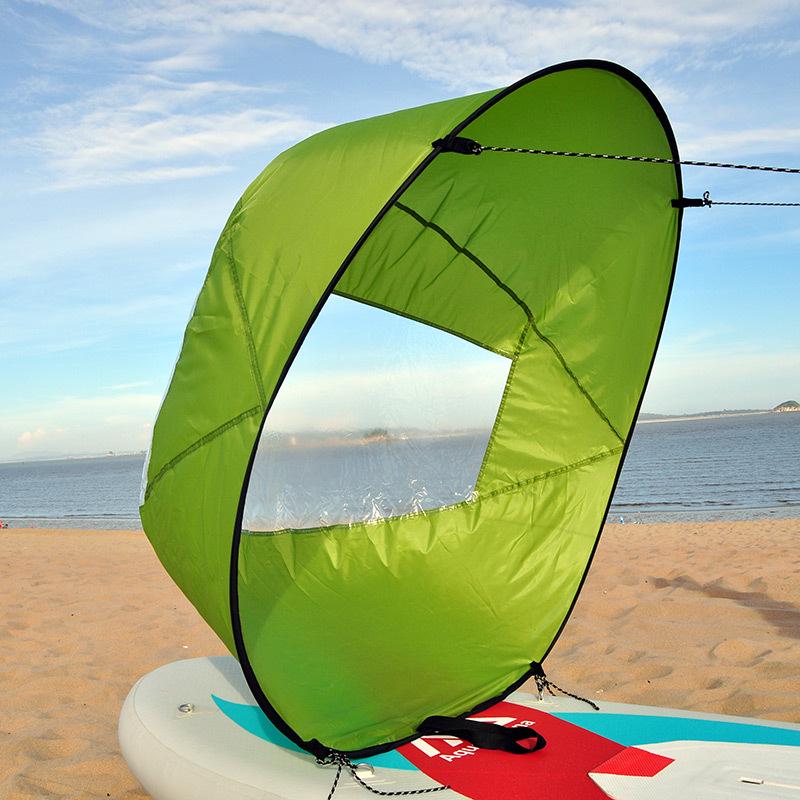 Kayak and Paddle Board Downwind Sail - Lightweight, Portable, and Foldable