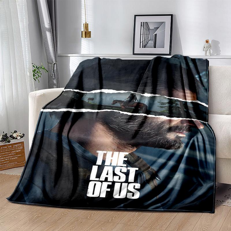 The Lost Of Us Flannel Blanket Soft Warm All-Season Throw, Design for Camping, Car Travel, Hiking Sofa, Bed, Office Perfect Gift for Parties
