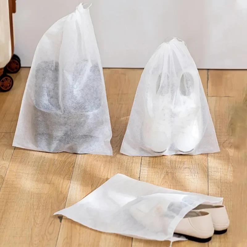 Shoes Storage Bag Closet Organizer Non-woven Travel Portable Bag Waterproof Pocket Clothing Classified Hanging Bags