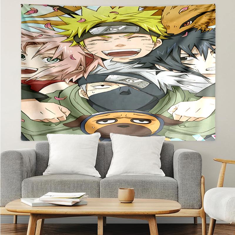 Ninja Team Adventure Tapestry Hanging for Bedroom,Livingroom, Playroom,Decor Art Room Wall Tapestry Holiday and Birthday Gifts