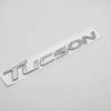 HWCB2 3D ABS  TUCSON Styling Car Logo Letter Decal Tail Rear Trunk Emblem Badge Sticker For Hyundai Auto Decoration Accessories