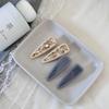 Women's Cubic Triangle Side Hair Clip Hairpin Hair Clip