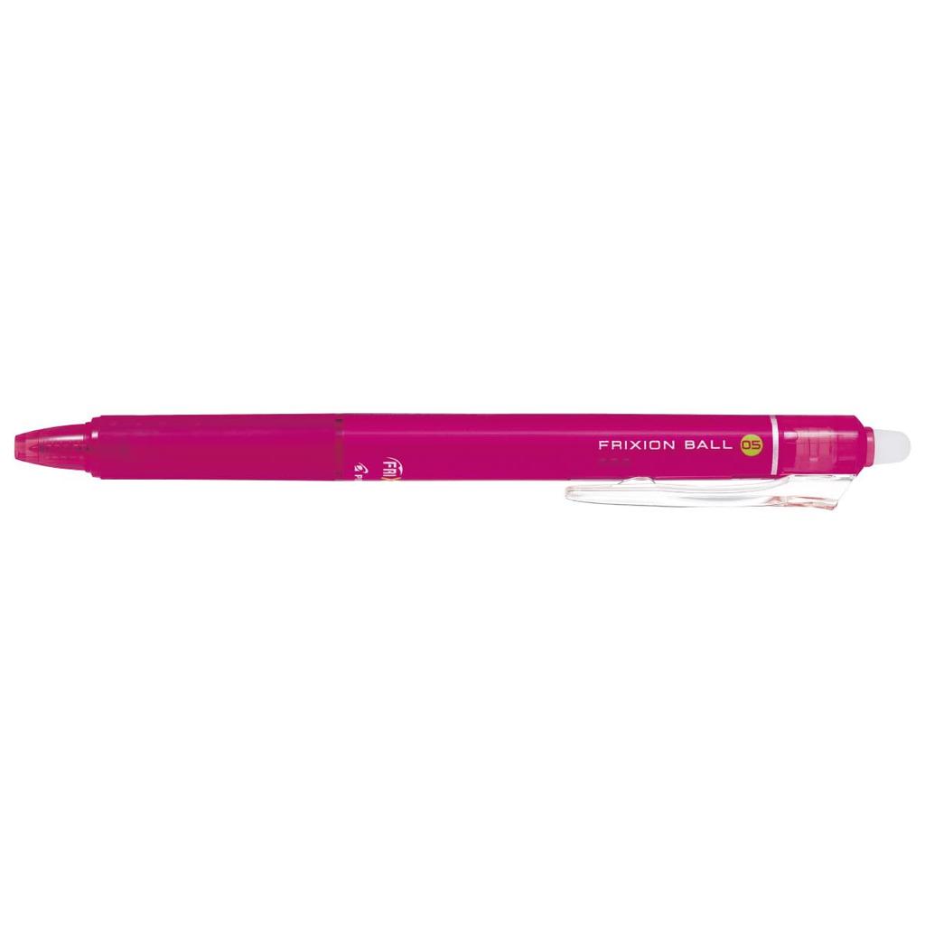Pilot Frixion Ball Knock Erasable Ballpoint 10 Pens 0.5mm Pen, Pink, (LFBK230EF10P)