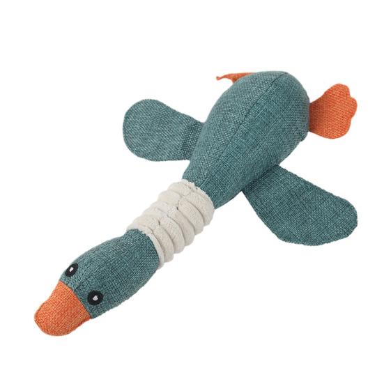 Pet Toys Biting-Resistant Sound Toy with Extended Neck Design Anxiety Relief Teeth Grinding Toy for Small Dogs Puppies