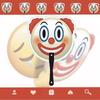 Clown Fan Portable Durable Funny Joker-Style Student Summer Mask