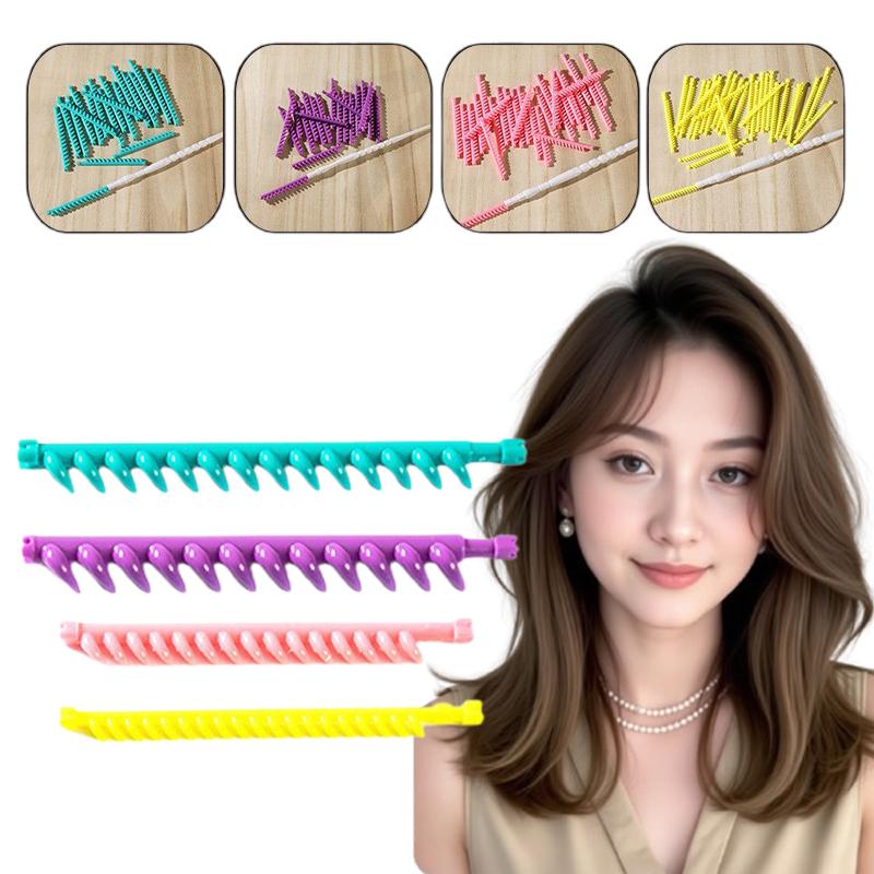 20/30Pcs Hair Styling Tools Hair Root Perm Rods Bars Curlers With Clips Bangs Volumizing Waves Fluffy Salon Hair Rollers Set