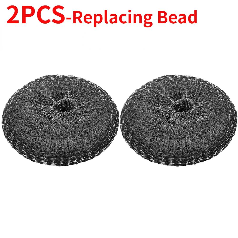 Strong Decontamination Cleaning Brush Long Handle Pot Brush Kitchen Pan Pot Dishes Cleaning Brush Steel Wire Metal Wool Scourer