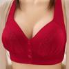 Women's Bra Front Buckle No Steel Ring Thin Cup Ladies Vest Underwear B/C Cup