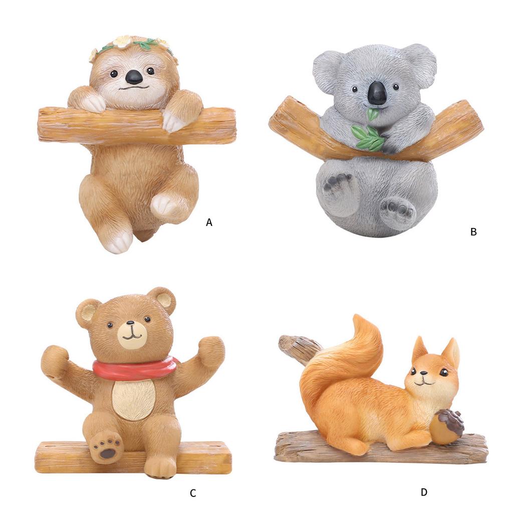 Space Saving Resin Pot Wall Decors Youth Loved Resin Animal Planter Hanging Pendant for Cafes and Cozy Environments