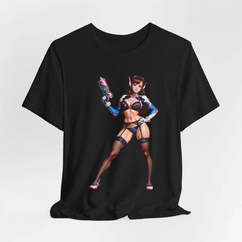 D.V  Sexy Anime Waifu Pin-Up Girl Sexy Anime Waifu  #1 Unisex T-Shirt L