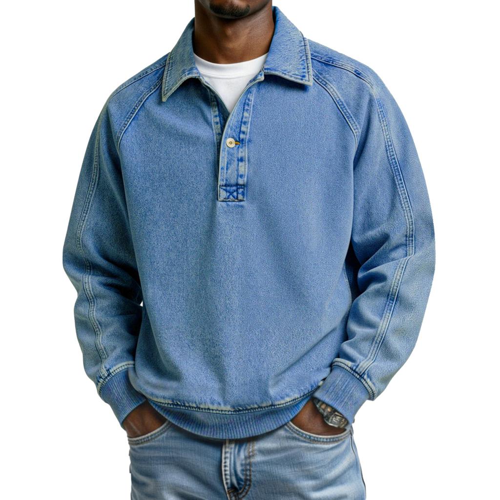 Herrenmode Lässiges einfarbiges Oberteil