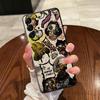 Case for Samsung Galaxy A36 A32 A24 A55 A41 A22 A52 A26 A72 A25 A71 A23 A53 A35 A51 A73 Black Soft Phone Cover Art One Piece