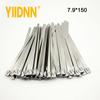 10 PC Heavy Duty 7.9mm Stainless Steel Cable Tie Exhaust Strap Wrap Coated Locking Zip Cable Ties
