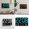 Digital Led Wall Clock With Temperature Calendar Alarm For Living Room Decor