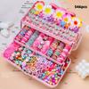 546 Teile Blume Hohelastisches Haaraccessoires-Set Kein Haarschaden Bunte Haarspangen Mädchen Haarbänder Mädchen Kinder