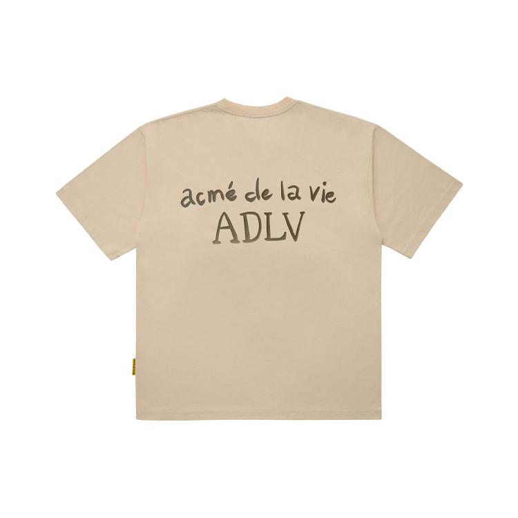 Acme De La Vie/ADLV T Shirt Unisex Beige ADLV-21SS-SSLGLB-BEG