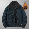 Padded Men's Fleece Thickened Outdoor Tooling Cotton-padded Jacket Jacket Casual Loose Lapel Thermal Jacket