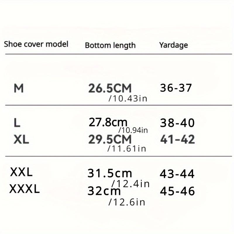 Silicone Waterproof Shoe Cover Unisex Shoes Protectors Rain Boots for Indoor Outdoor Rainy Reusable Quality Non-slip Shoe Cover