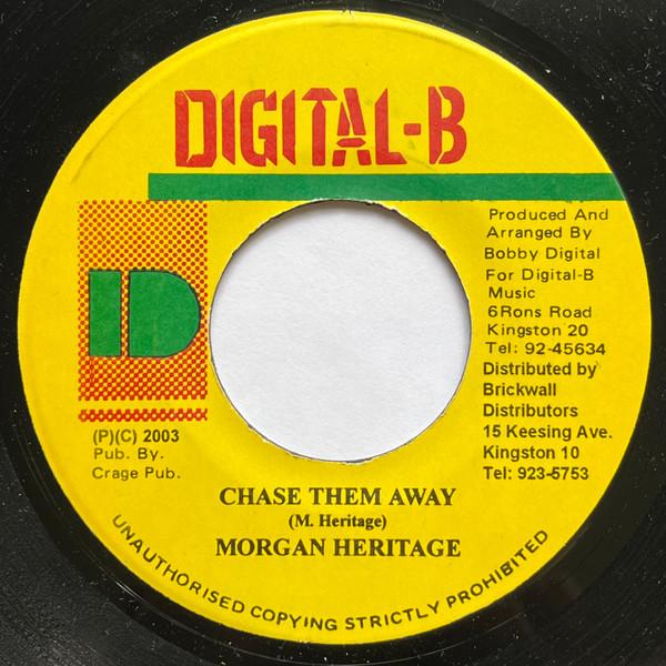 

7inch Record MORGAN HERITAGE Chase Them Away NONE DigitalB 2003 Jamaica Reggae Ska Dub Used