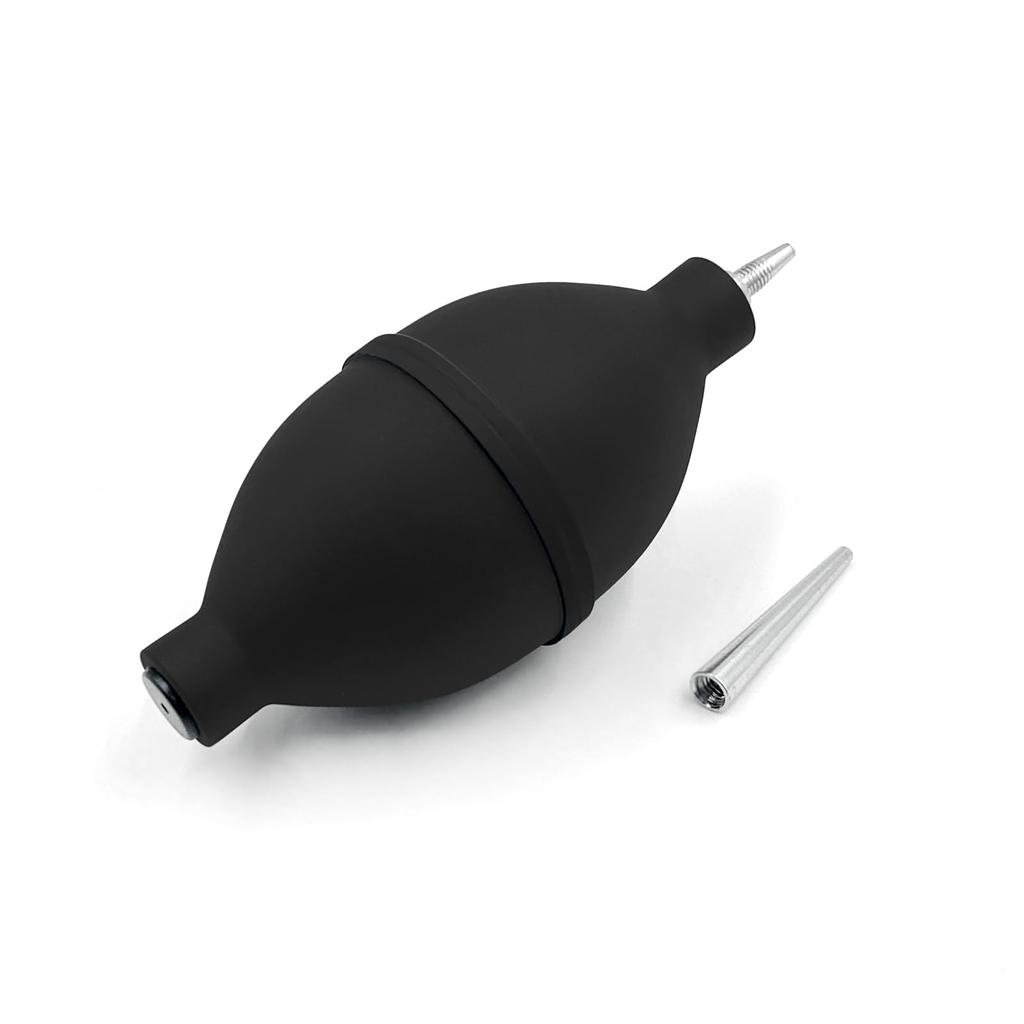 Powerful Coffee GrinderAir Blower for Cameras, Replaceable Nozzles, Silicone Material, Easy Grip, Clean, Stain Resistant, Black