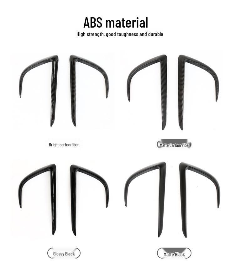 Tesla Model Y Fog Light Eyebrow Wind Deflector Trim