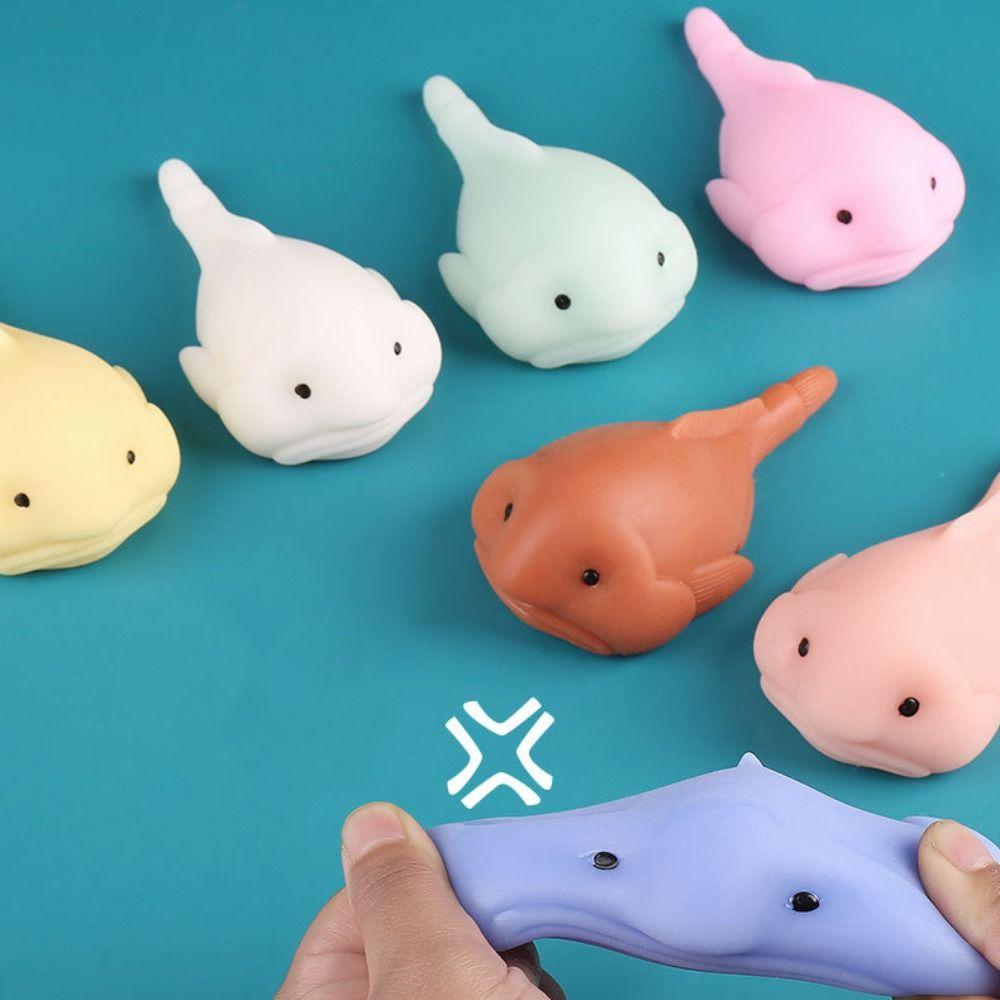 Kneading Scorpionfish Squeeze Toy Slow Rebound Blob Fish Figurine  Children Adult