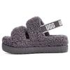 UGG Oh Fluffita Sandals Gray Women's 1120876-SHA