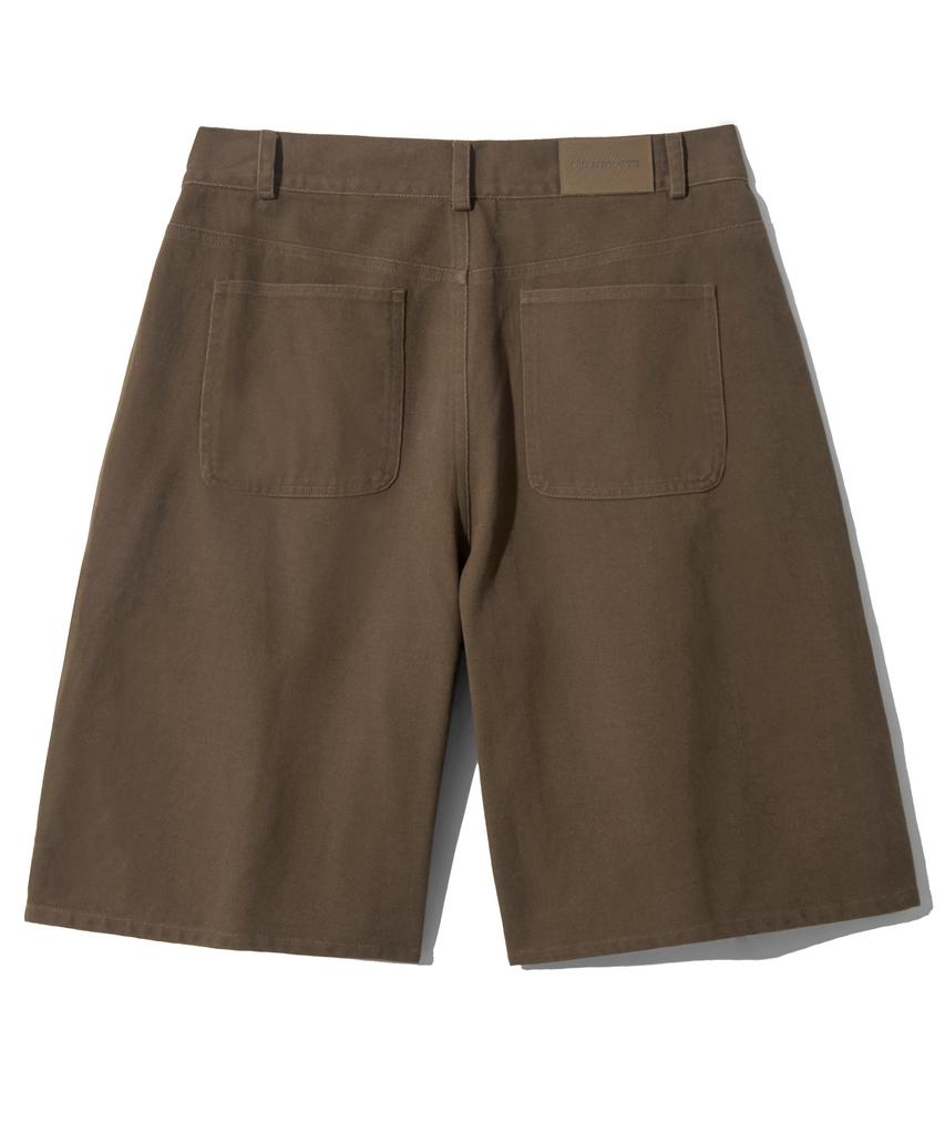 FILLUMINATE Twill Cotton Bermuda Shorts - Brown
