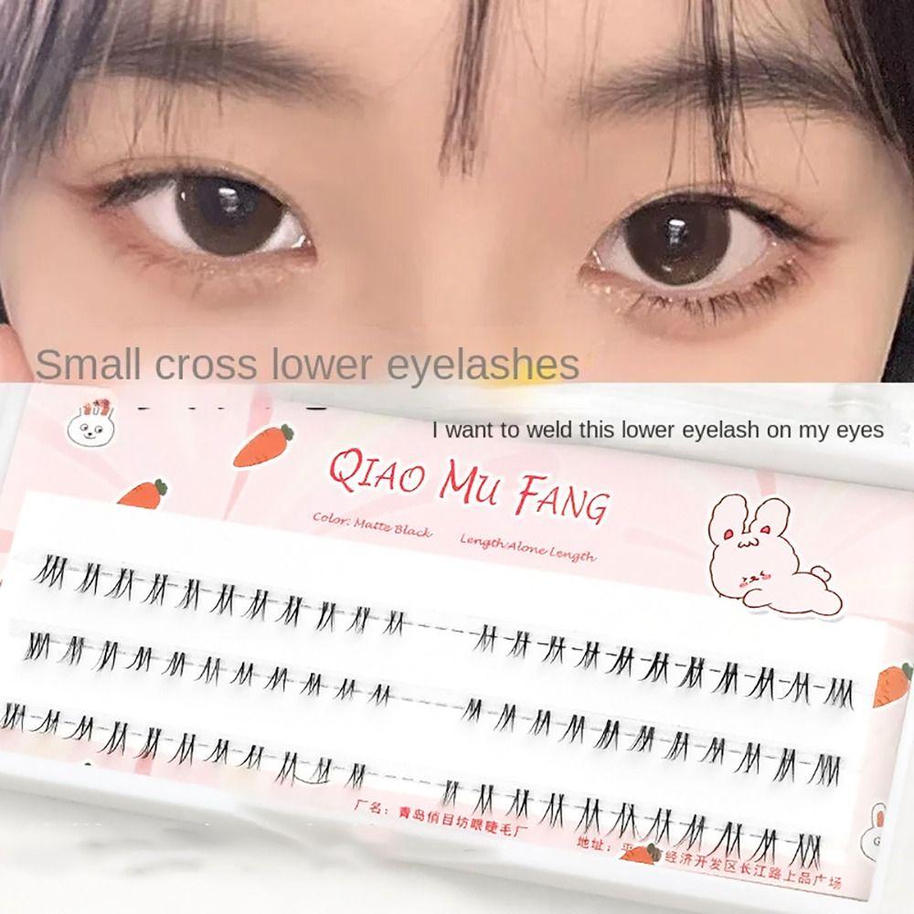 

Tansparent стержень один кластер накладные ресницы DIY наращивание глаз для женщин красота