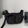 Japanese Style Large Capacity Crossbody Bag: Unisex Casual Shoulder Bag for Commuters, Students, and Everyday Use.