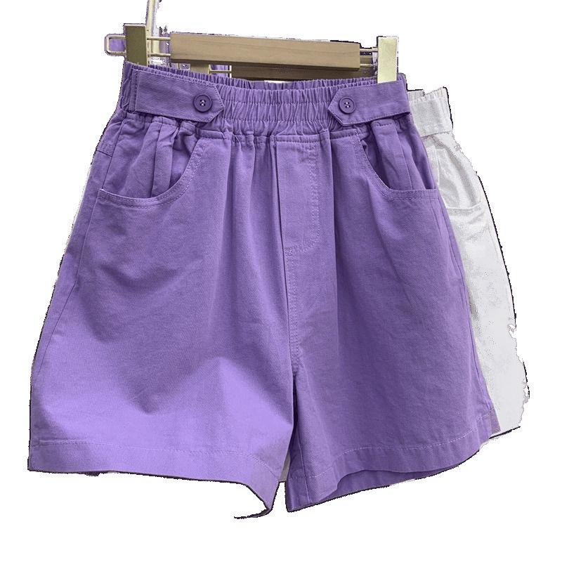 Women's Casual Loose Fit High Waist Wide Leg Summer Shorts, Plus Size