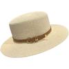 Casual Flat Top Hat Straw Buckle Hat New Visor Cap  Summer