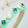 Women's Hairband Shiny Pearl Baroque Thin Sponge Head Band Simple Thin Edge Headwear