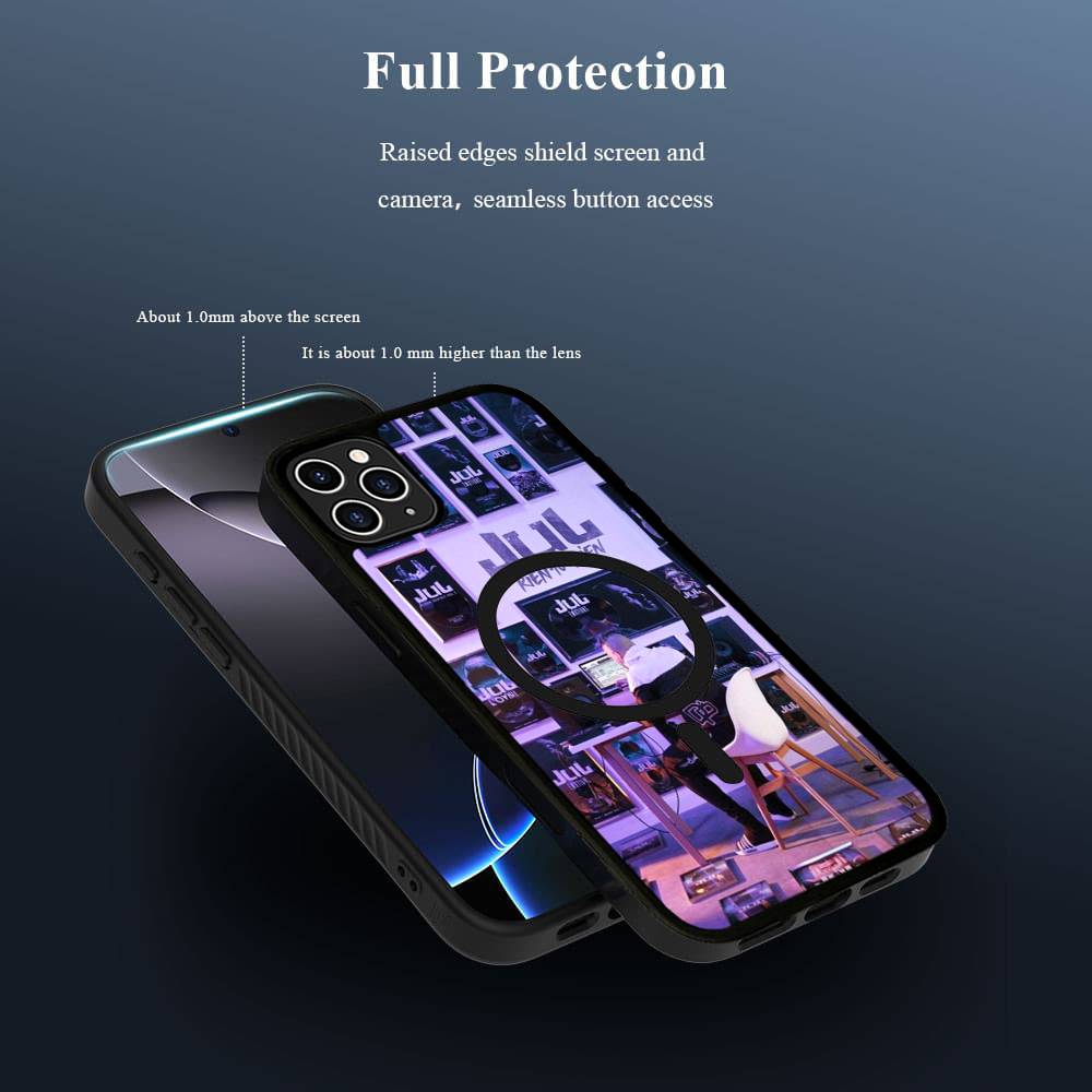 H-Hots Juls Rapper Logo For iPhone 17 Air 16 E 15 14 13 12 11 Pro Max Plus PC Shock TPU Cover For Magsafe Phone Cover