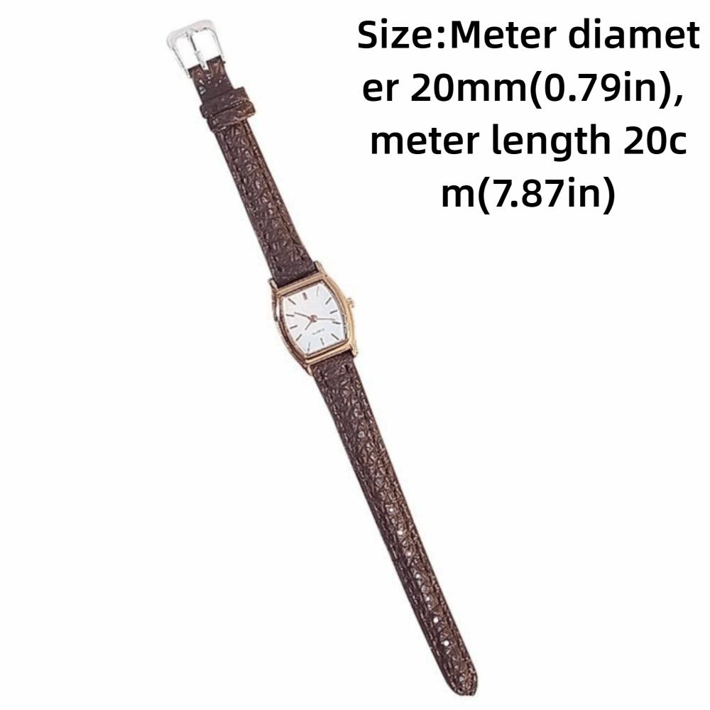 Imitation Leather Quartz Watches Retro Bracelet Watch Simple Women's Watches  Daily