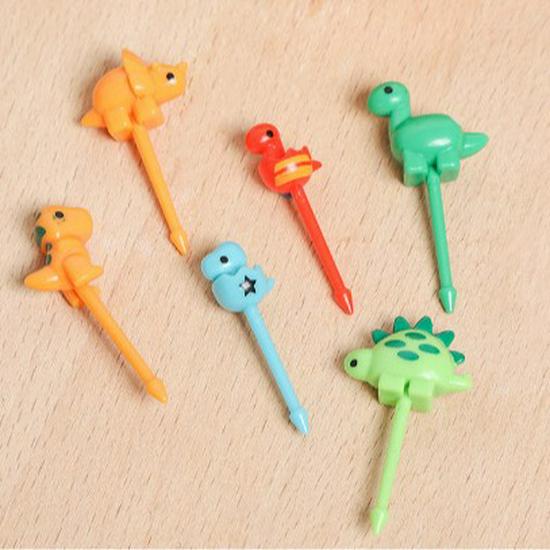 Animal Farm Cartoon Bento Decoration Picks: Cute and Safe Mini Fruit Forks for Kids