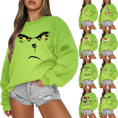 Frauen Herbst Winter Tops Damen Langarm Sweatshirt Casual Crewneck Loose Fit Pollover Fleece Tops