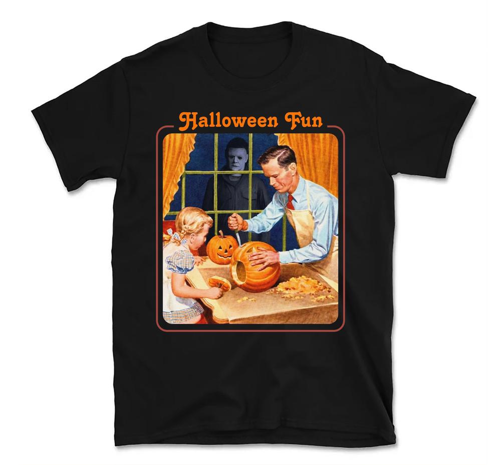 Vintage Halloween Fun Shirt, Michael Myers Jason Tee, Horror Movie Unisex Shirt