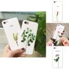 Tulip Patterned Rose Mobile Phone Case For Iphone 6 6s 7 7s Fashion Durable