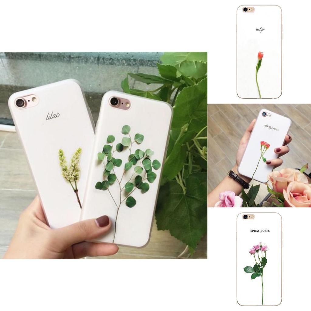 Tulip Patterned Rose Mobile Phone Case For Iphone 6 6s 7 7s Fashion Durable