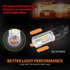 4Pcs Error Free White/Amber 3157 Led Drl Switchback Turn Signal Parking Light Bulb