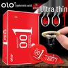 OLO 10-Pack Ice & Fire Condoms for Adults - God/Goddess Pleasure Series
