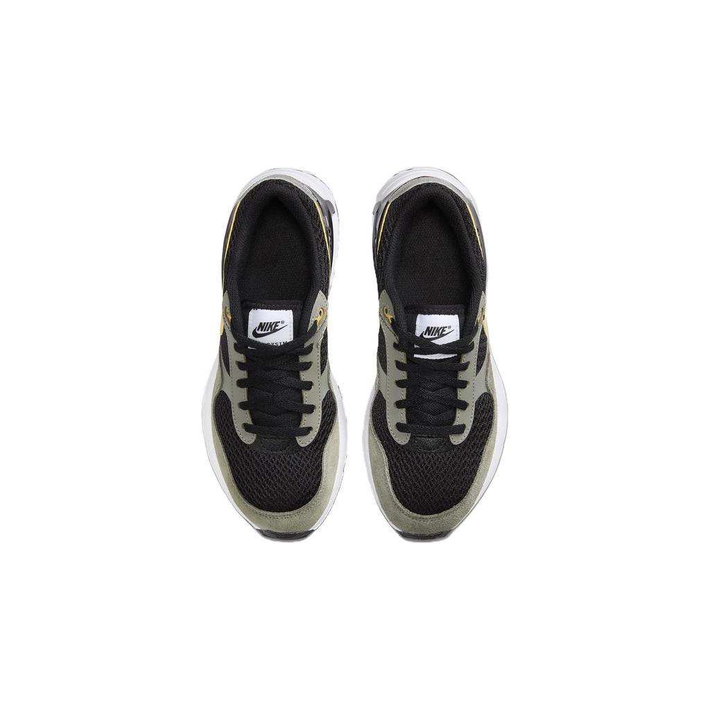Nike Air Max SYSTM Big Kids Lifestyle Sneakers Black Dark Stucco Saturn Gold DQ0284-007