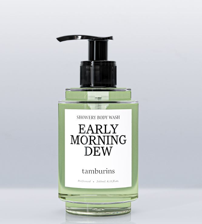 TAMBURINS SHOWERY BODY WASH EARLY MORNING DEW | Korean Luxury Shower Gel 240ml
