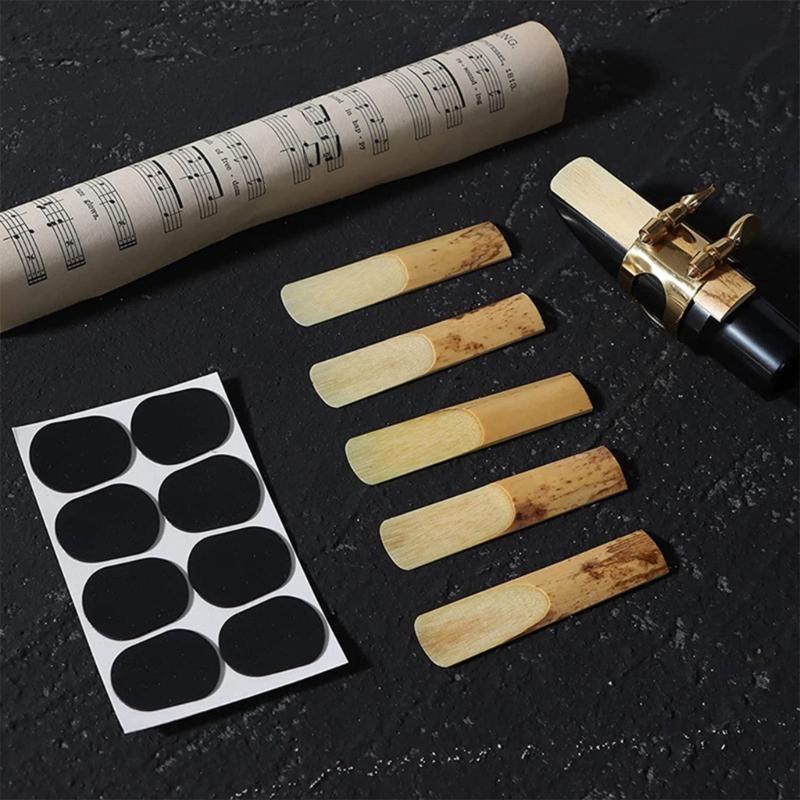 33Pcs Altos Saxophone Mouthpiece Kits Includes Saxophone Mouthpiece Pads Ligature Reed Saxophone Accessories Enduring