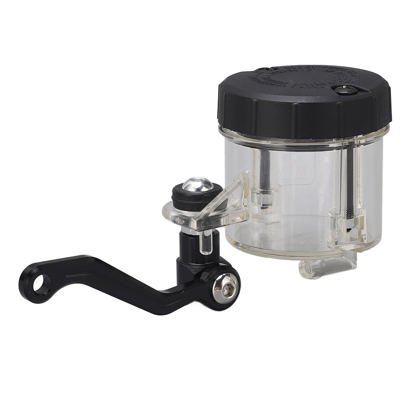 Мотоциклетный бачок переднего тормозного насоса, бачок для жидкости цилиндра сцепления с изогнутым кронштейном clear