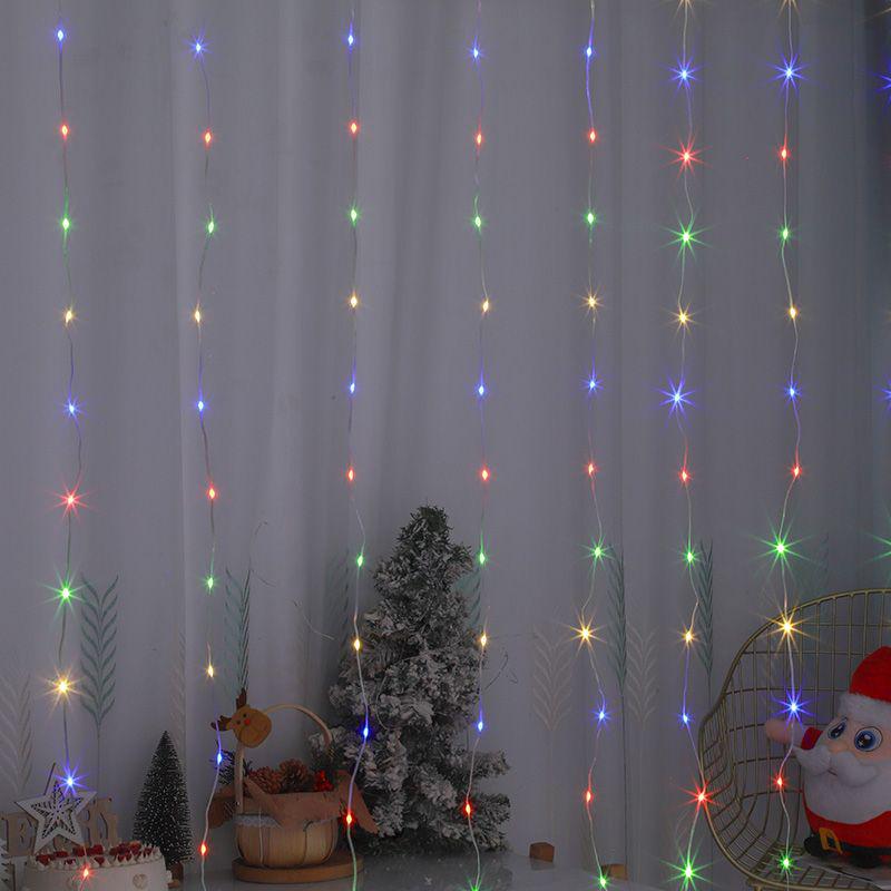 Fairy String Lights for Bedroom & Dorm Décor - Romantic Floor-to-Ceiling Curtain Lighting for Influencers