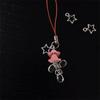 Phone Lanyard Star Jellyfish Pendant Beaded Keychain Phone Chain Strap  Backpack Ornament