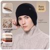 JIUMU Unisex Pure Wool Winter Beanie
